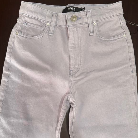 Hudson Remi Straight Leg Jeans Lilac Pastel Purple Size 24 - Picture 6 of 8